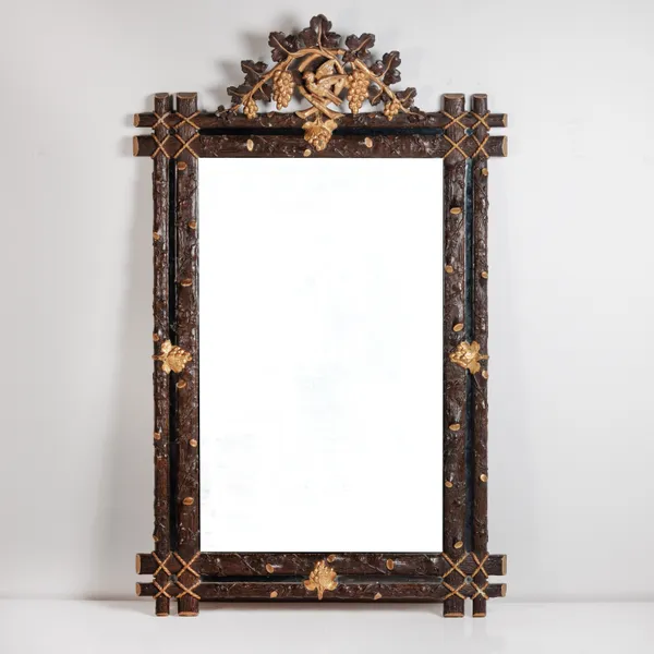 Faux Bois Mirror