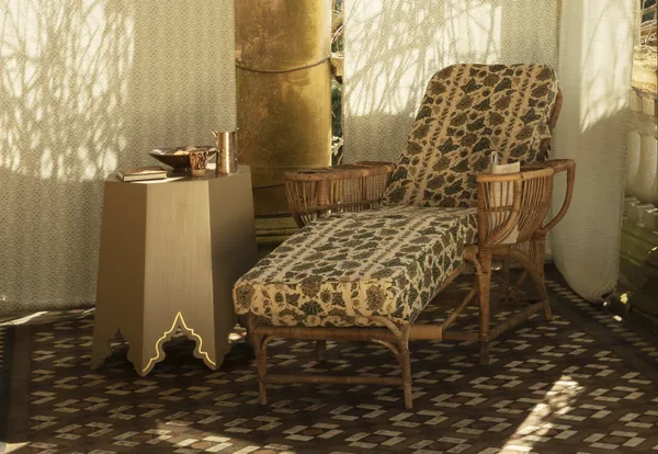 Lulu Lytle of Soane Britain invited me to analyse an antique Egyptian tent panel. This conversation led to an exciting collaboration, resulting in a unique geometric design being developed exclusively for Soane. The pattern, titled Rumi , is now available at Soane. Image Courtsey of Soane Britain.