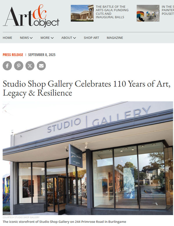 Studio Shop Gallery Celebrates 110 Years of Art, Legacy & Resilience