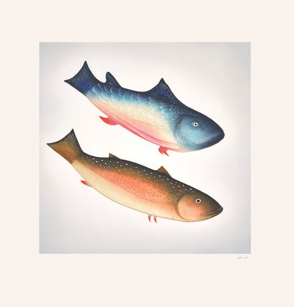 Pitaloosie Saila, DIVING FISH, 2014