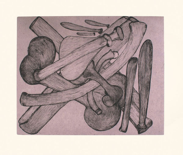 SHUVINAI ASHOONA, Purple Bones, 2021