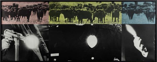 John Baldessari Gun/Badge/Knife, 1988