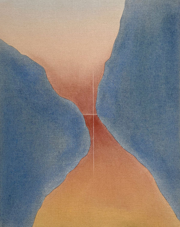 Rachel Garrard Morphose, 2023 Rock powder pigment on linen 32 x 26 in 81.3 x 66 cm