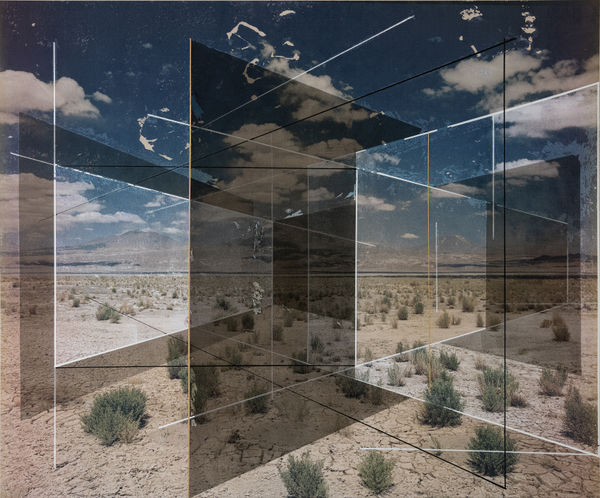 Rodrigo Valenzuela New Land 246, 2023 Toner and acrylic on canvas 49 3/4 x 59 in 126.4 x 149.9 cm