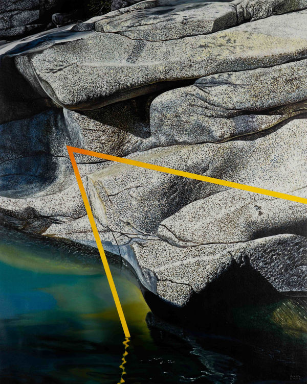 Marcos Acosta Shout, 2022 Oil on canvas 37 3/8 x 29 7/8 in 95 x 76 cm