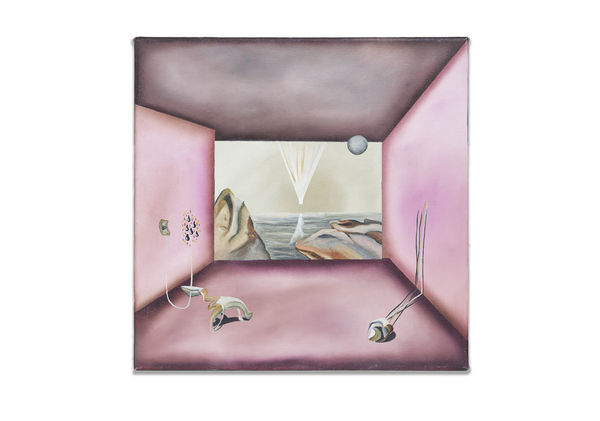 Rebecca Sharp The Troubling White, 2022 Oil on canvas 10 x 10 in 25.4 x 25.4 cm