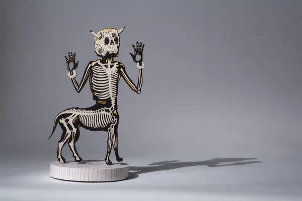 Tony Fitzpatrick Chicago Monster, 2009 Ground marble, resin, and acrylic paint 26 1/2 x 16 1/4 x 13 1/2 inches Edition of 18 plus 5 AP, 1 HC (#10/18)