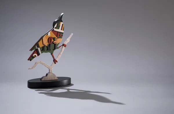 Tony Fitzpatrick Gramercy Park Bird, 2009 Ground marble, resin, and acrylic paint 19 x 13 x 6 in 48.3 x 33 x 15.2 cm Edition of 18 plus 5 AP, 1 HC (#9/18)