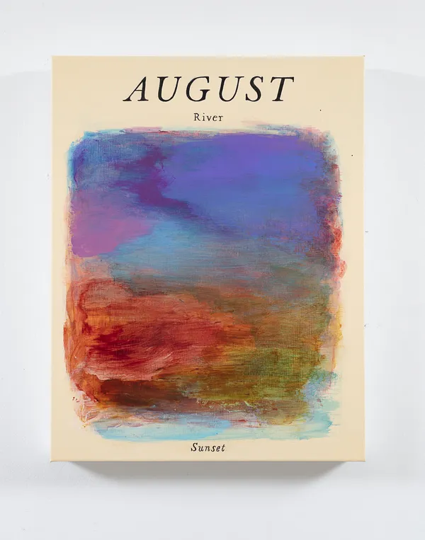 Andrew Kuo AUGUST RIVER, 2026 Oil on canvas 20 x 15 1/2 in 50.8 x 39.4 cm