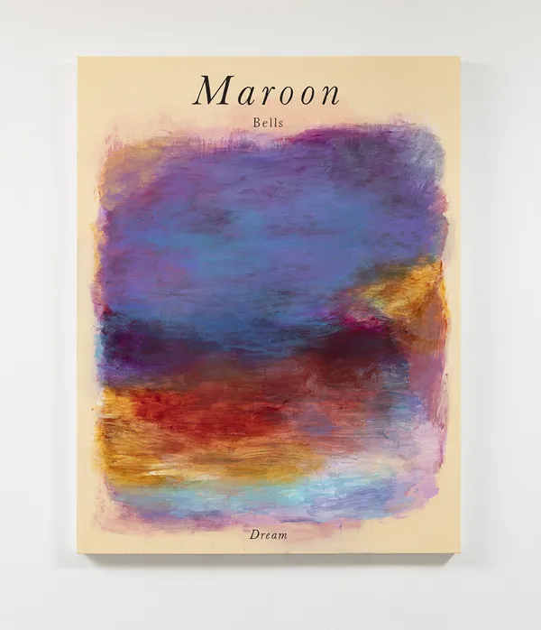 Andrew Kuo MAROON BELLS, 2026 Oil on canvas 55 x 42 1/2 in 139.7 x 108 cm