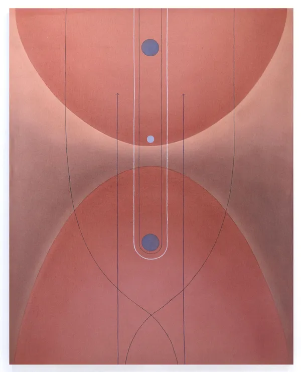 Rachel Garrard Direction, 2025 Rock powder pigment on linen 70 x 56 in 177.8 x 142.2 cm