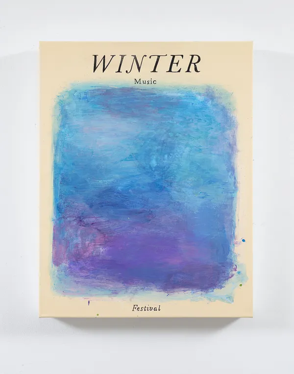 Andrew Kuo WINTER MUSIC, 2026 Oil on canvas 20 x 15 1/2 in 50.8 x 39.4 cm