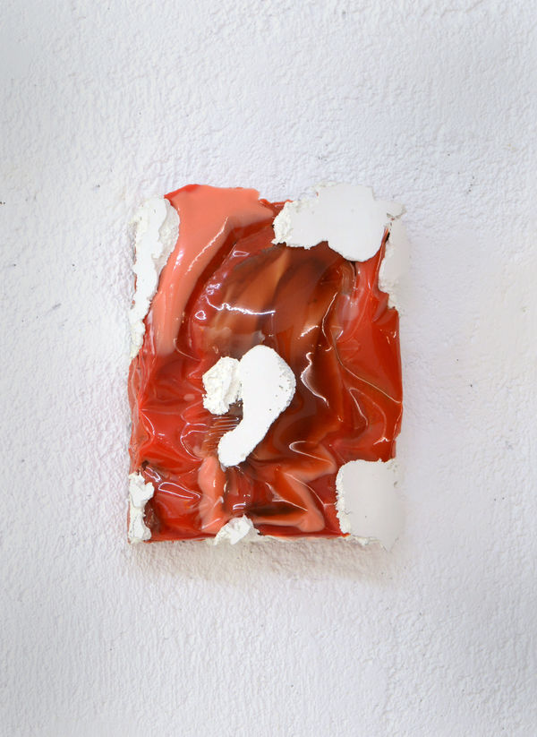 Amparo Sard Intuition, 2023 Epoxy and plaster on wood 34.5 x 27 x 9 cm