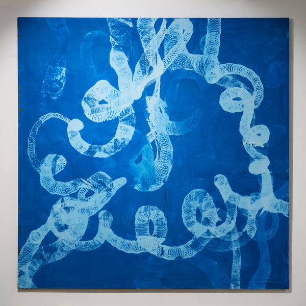 Susy Gómez, QUANTUM (light blue), 2023
