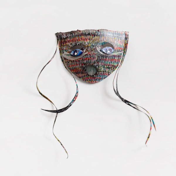 Untitled 2026 紙（油彩）にミクストメディア/ Mixed media (Oil paint) on paper cut H33 × W20 × D5.5 cm H12.9 × W7.8 × D2.1 in.