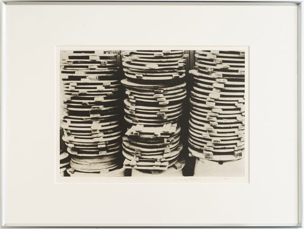 Etching 81-P 1981, 紙にエッチング、額装/ Etching on paper, Framed H55.5 × W73.8 × D2.5 cm