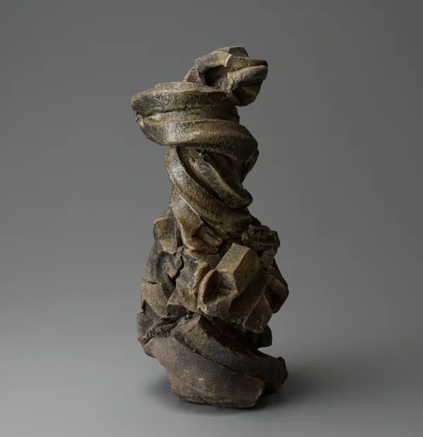 道川 省三 - Tanka with Silver Sculptural Form, 2025