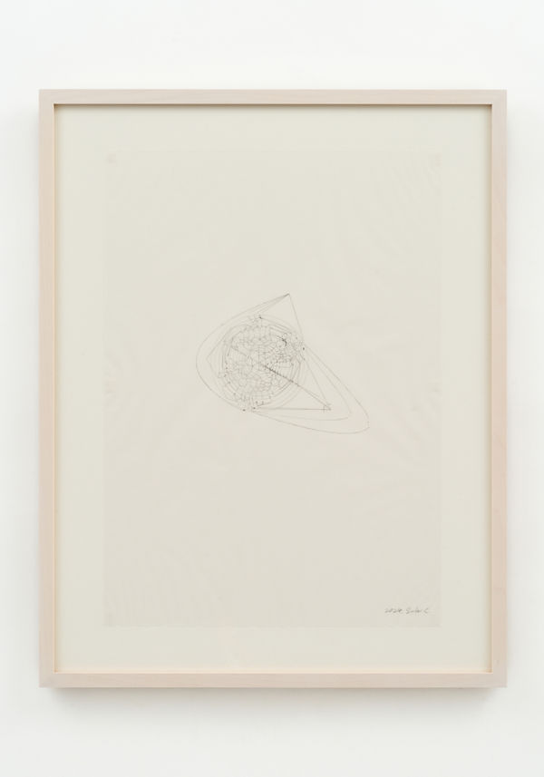 力石 咲, 《結晶集合体_ 23》結晶構造図, 2024