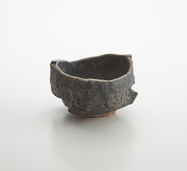 Natural Ash Triangular Chawan , 2024 Ceramic H7.2 × W10.5 × D10 cm H2.8 × W4.1 × D3.9 in. Shozo Michikawa