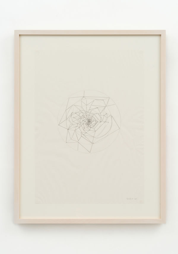 力石 咲, 《結晶集合体_ 27》結晶構造図, 2025