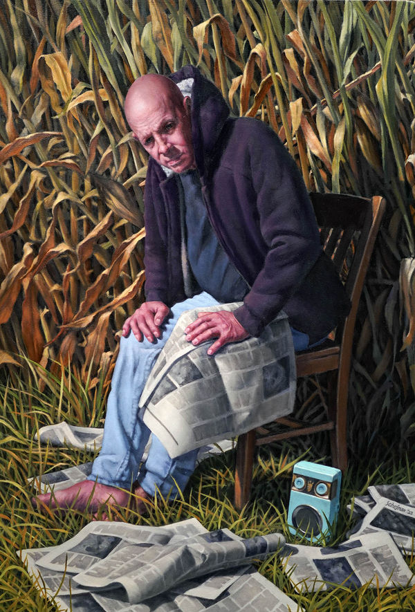 Robert Schefman Inform the Gardener, 2023 Oil on canvas 38 x 26 inches