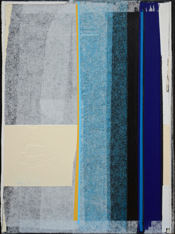 Web Christoph Schirmer 1 Eins 19 2019 Mischtechnik Papier Leinwand 40 X 30 Cm