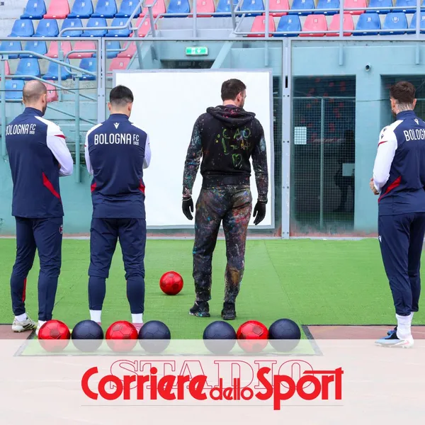 Marco Adamo and the Bologna players’ “ball strikes”: when sport becomes art