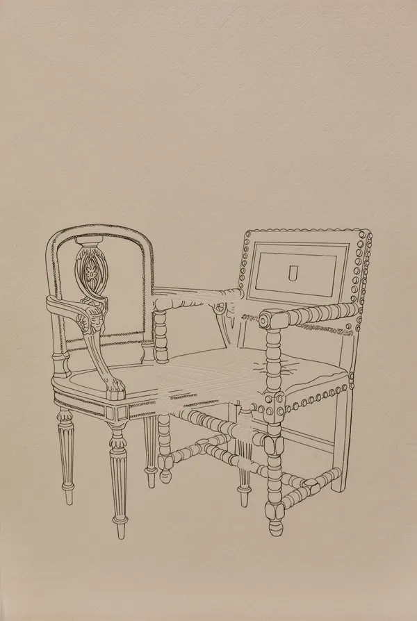 'Which Face Wants To Take', Pencil Drawing And Engraving On Archival Paper, 15 x 10 in, 2025