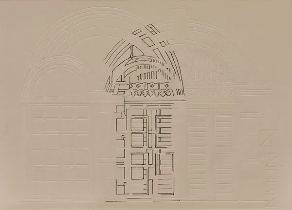 'Which Face Wants To Take' , Pencil Drawing And Engraving On Archival Paper, 7.25 x 10 in, 2025