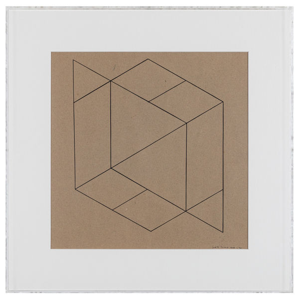 Judith Lauand C90, 1958 Nanquim sobre cartão 30 x 30 cm