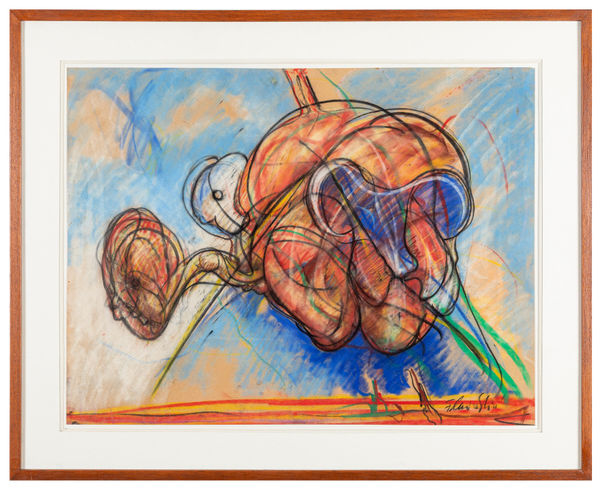 Flávio Shiró Sem título, S.D. Técnica mista sobre papel 51 x 66 cm