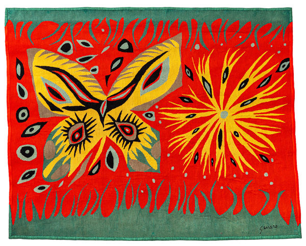 Genaro de Caervalho Sem título, Dec. 60 Tapeçaria 115 x 142 cm