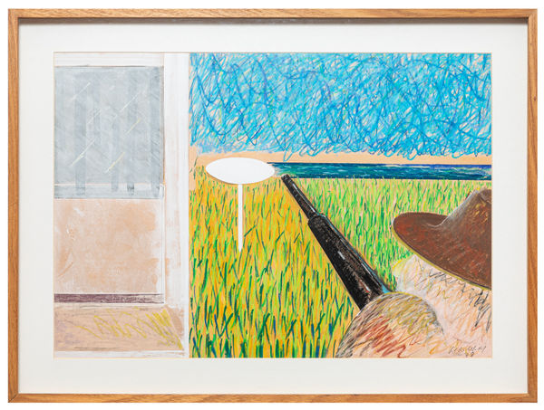 Cildo Meireles Sem título, 1978 Giz de cera e guache sobre cartão 50 x 70 cm