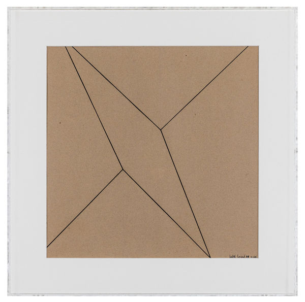 Judith Lauand C126, 1958 Nanquim sobre cartão 30 x 30 cm