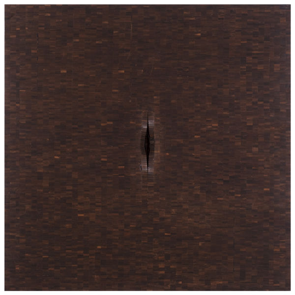 José Bento Sem título, S.D. Tecanto inferior direitoo e madeira 120 x 120 cm