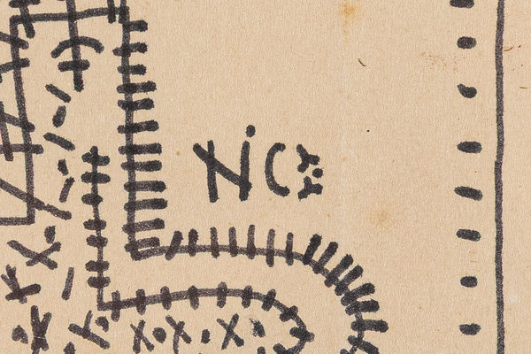 Niobe Xandó Sem título, S.D. Nanquim sobre papel 22 x 31 cm