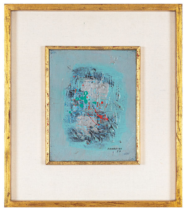 Antônio Bandeira Sem título, 1957 Óleo sobre tela 18 x 14 cm