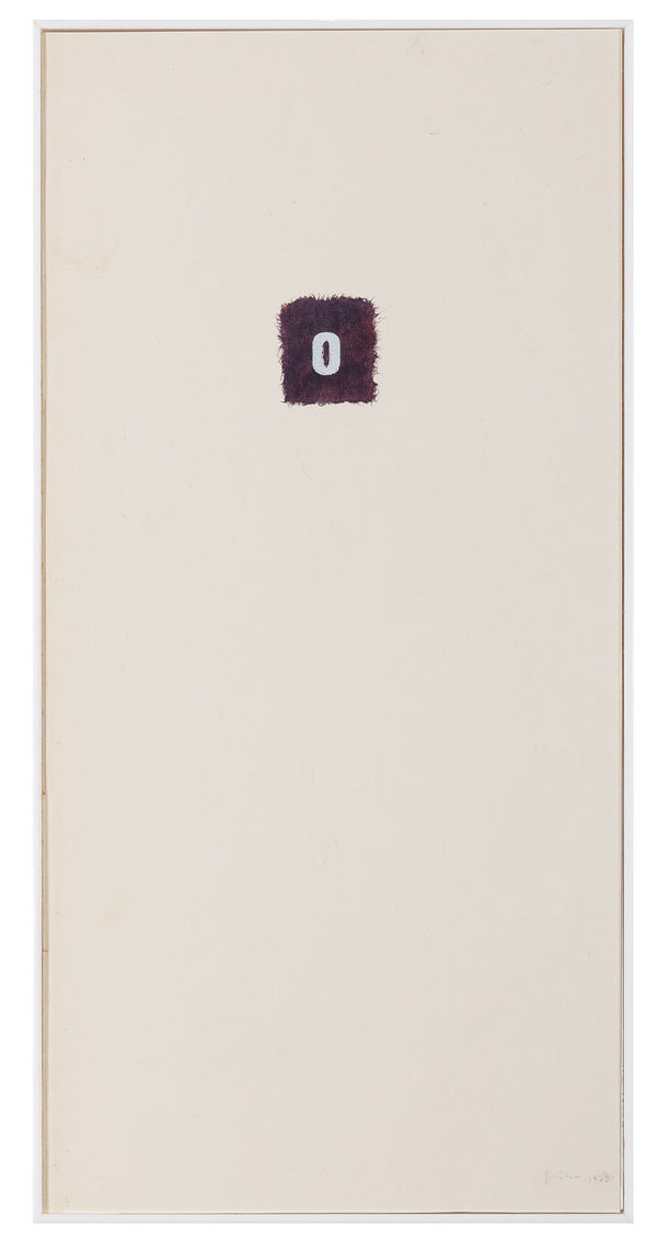 Mira Schendel Sem título, 1972 Técnica mista sobre papel 49 x 24 cm