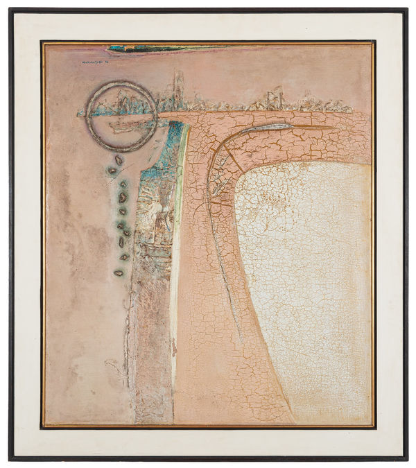 Kazuo Wakabayashi Sem título, 1974 Óleo sobre tela 100 x 117 cm