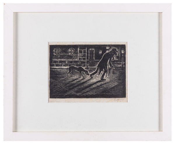 Osvaldo Goeldi Chuva, S.D. Xilogravura sobre papel 14 x 18 cm