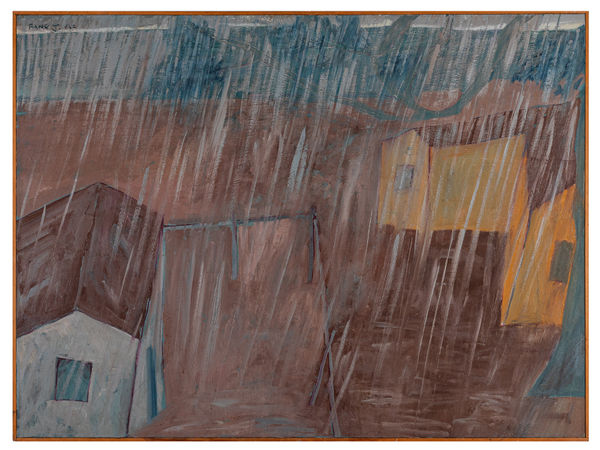 Fang Casario com chuva, 1982 Óleo sobre tela 97 x 130 cm