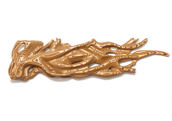 Julia Krantz Sem título, S.D. Escultura em madeira 20 x 50 x 202 cm