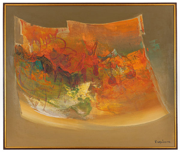 Tikashi Fukushima N27, S.D. Óleo sobre tela 100 x 120 cm