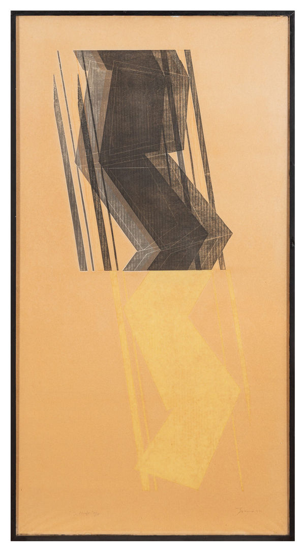 Maria Bononi Sem título, 1970 Xilogravura sobre papel 190 x 100 cm