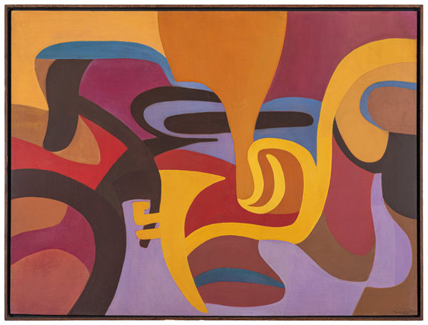 Jandyra Waters Sem título, 1967 Óleo sobre tela 97 x 130 cm