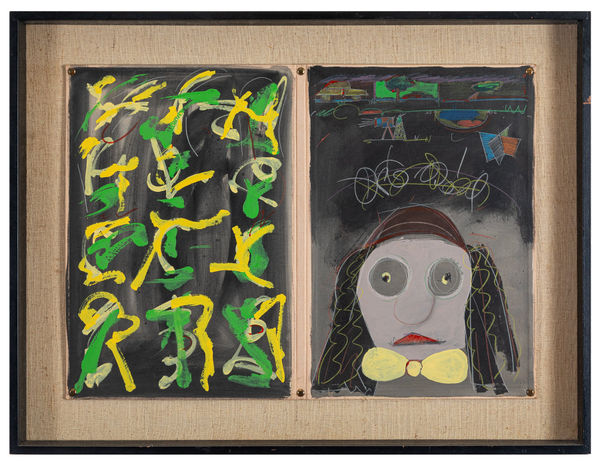 Ivald Granato Sem título, Déc. 80 Acrílica sobre tela 49 x 69 cm