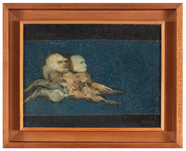 Siron Franco Adão e Eva, 1973 Óleo sobre tela 30 x 40 cm