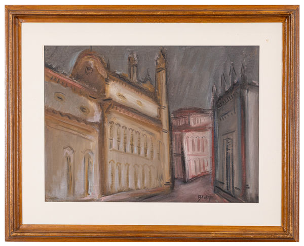 Carlos Bracher Igreja do Carmo, 1987 Óleo sobre tela 54 x 73 cm