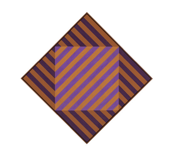 Luiz Sacilotto C8720, 1987 Têmpera vinílica sobre tela 99 × 99 cm