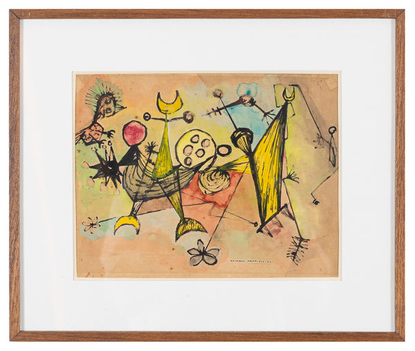 Antonio Henrique Amaral Sem título, 1962 Guache aguada sobre papel 22 x 29 cm